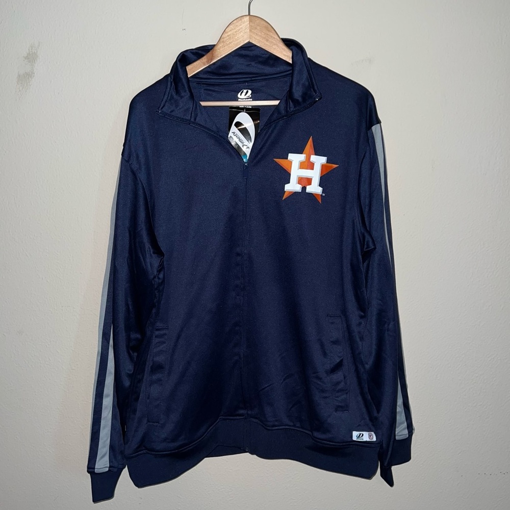Houston Astro’s Dynasty Zip Up Jacket Mens XL